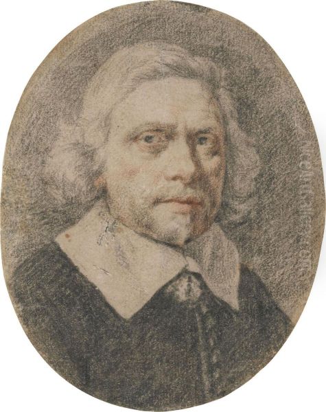 Portrait Of A Man Oil Painting by Jan De Bray