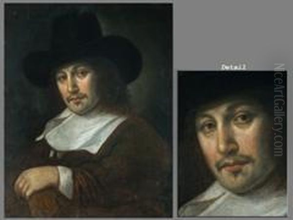 Portrait Eines Mannes Mit Hut Oil Painting by Salomon de Bray