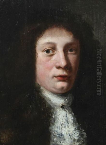 Portrait D'homme Au Jabot Oil Painting by Philippe de Champaigne