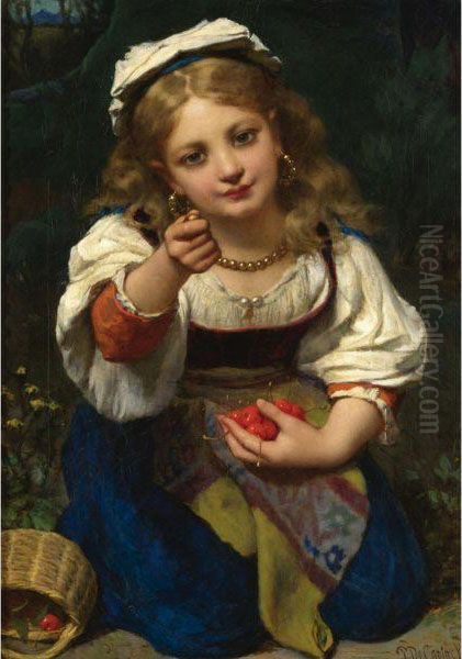 Ripe Fruit Oil Painting by Pierre-Louis-Joseph de Coninck