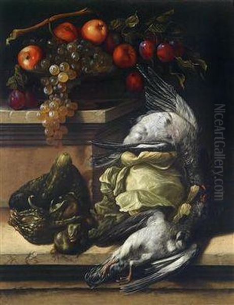 Still Life With Fruit Oil Painting by Juan De Espinosa