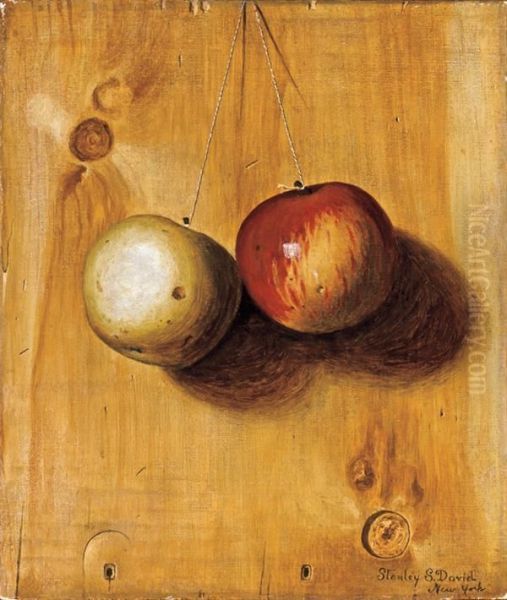 Apples Oil Painting by De Scott Evans