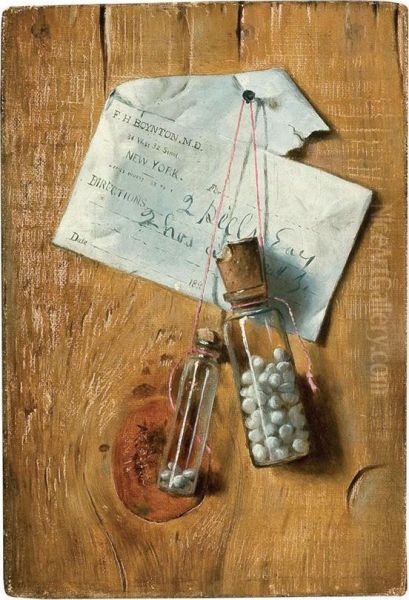 Two Pills A Day Oil Painting by De Scott Evans