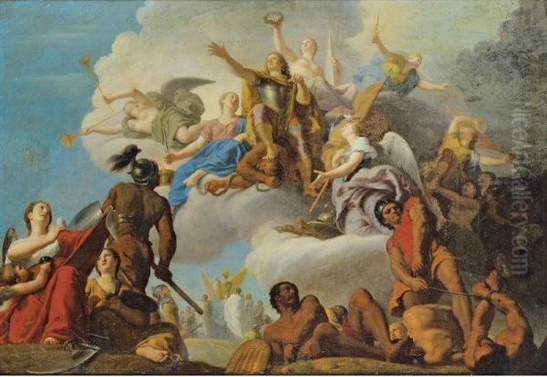 Appartenant A Une Collection Particuliere
 

 
 
 

 
 La Bataille D?almanca Ou La Bataille De Villaviciosa [ ; The Battle Of Almanca Or The Battle Of Villaviciosa ; Oil On Canvas] Oil Painting by Henri Antoine de Favanne