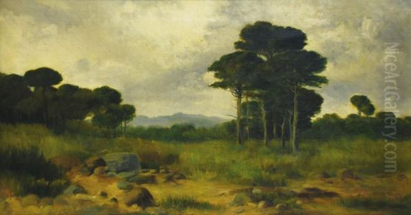 Paisaje Oil Painting by Epifanio De Fortuny Y De Carpi