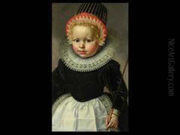 Kinderportrait Oil Painting by Wybrand Simonsz. de Geest