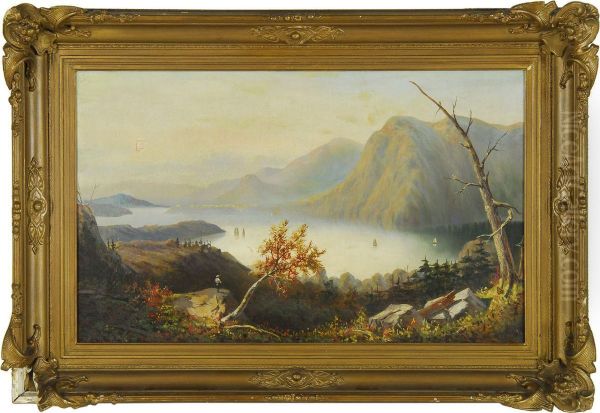 View Of West Point Oil Painting by Victor DeGrailly