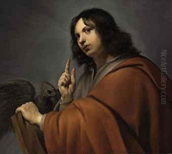 Saint John The Evangelist Oil Painting by Pieter de Grebber