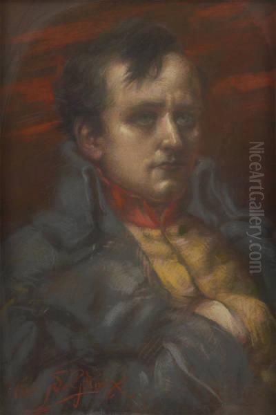 Napoleon Bonaparte Oil Painting by Henry de Groux