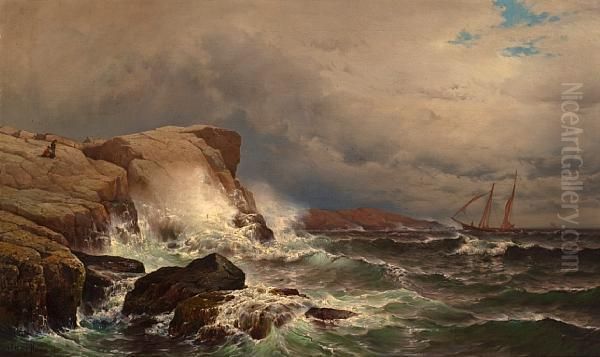 Star Island, Isle Of Shoals Oil Painting by Mauritz F. H. de Haas