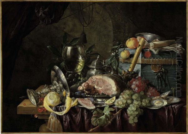 Still Life Oil Painting by Cornelis De Heem