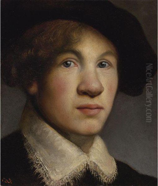 Tronie Of A Young Man Oil Painting by Isaac de Jouderville