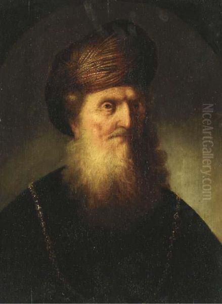 Portrait Of A Man, Bust-length Oil Painting by Isaac de Jouderville