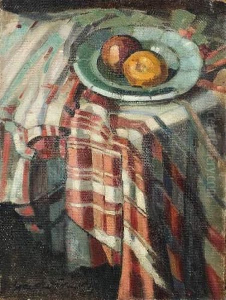 Nature Morte Sur Un Coin De Table, 1917. by Stanislawa De Karlowska