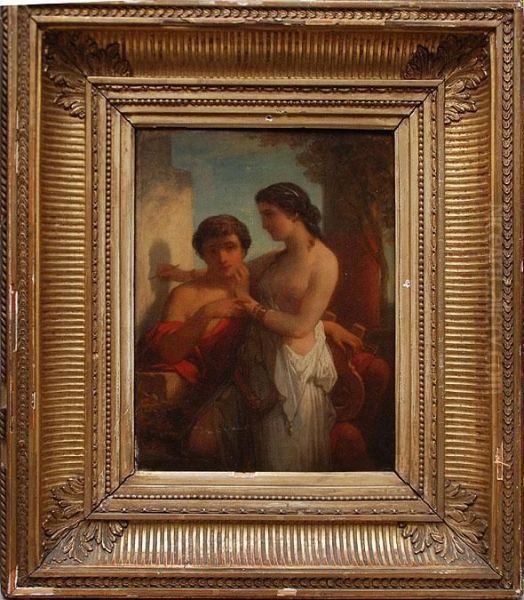 Classical Figures Oil Painting by Nicaise de Keyser