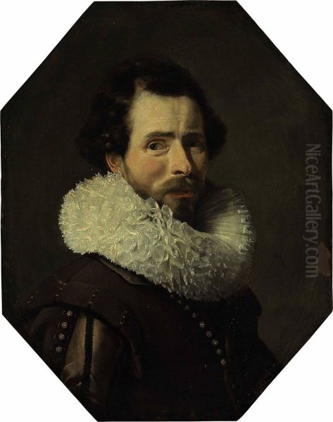 Portrait Of A Gentleman Oil Painting by Thomas De Keyser