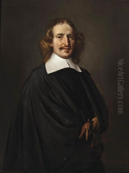 Portrait Of A Gentleman Oil Painting by Thomas De Keyser