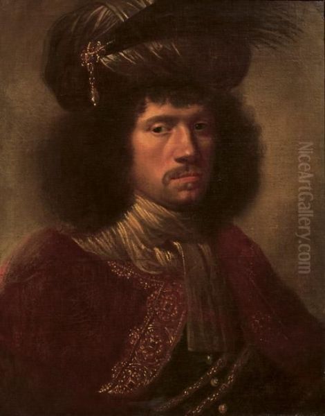 Portrait Of A Man Oil Painting by Daniel De Koninck