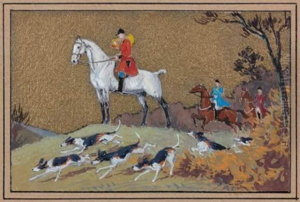 L Equipage Puysegur Oil Painting by Jean De La Verteville