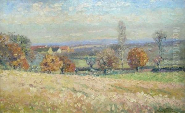 Autumne, Environ De Salvar Oil Painting by Emmanuel Victor Auguste Marie De La Villeon