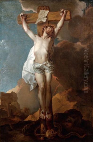 Crucifixion Oil Painting by Charles de Lafosse