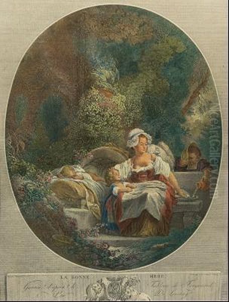 La Bonne Mere Oil Painting by Nicolas De Launay