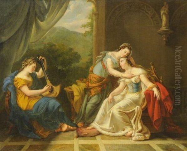 Malvina. Oil Painting by Alexandrine De Laval