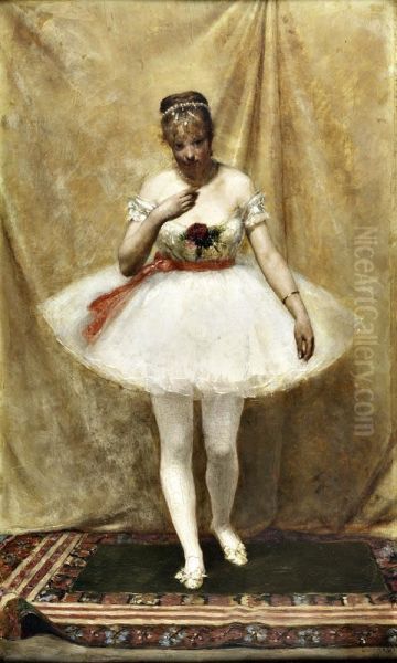 Bailarina Oil Painting by Arthur Jose Souza De Loureiro