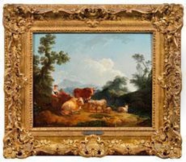 Pastorale Szene Oil Painting by Loutherbourg, Philippe de