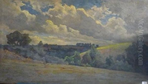 Rochers D'uchon Oil Painting by Etienne De Martenne