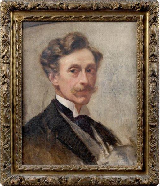 Portrait D'homme Toile Oil Painting by Robert De Montesquiou