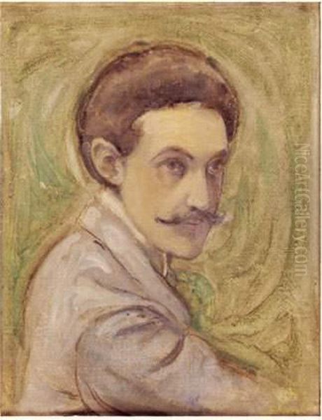 Autoportrait Oil Painting by Robert De Montesquiou