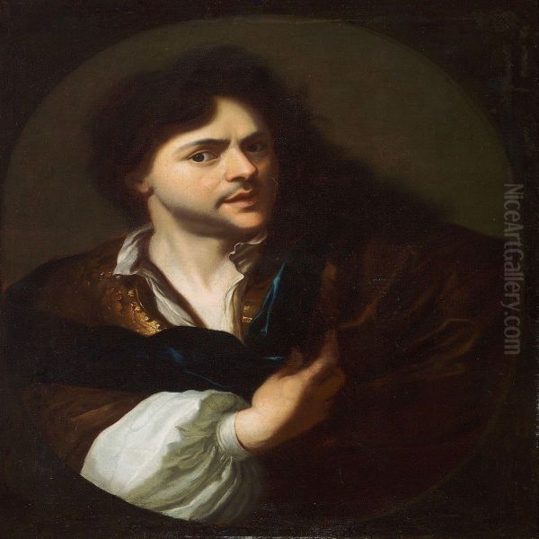 The Artist's Selfportrait Oil Painting by Karel De Moor