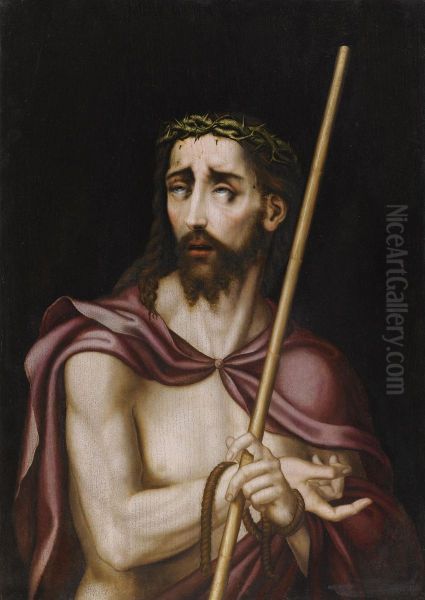 Ecce Homo Oil Painting by Luis de Morales