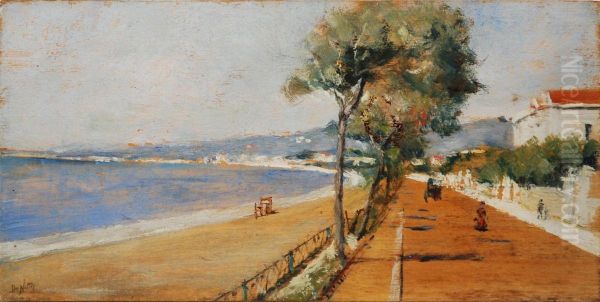 Veduta Di Litorale Oil Painting by Giuseppe de Nittis