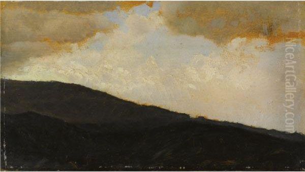 Veduta Del Vesuvio Oil Painting by Giuseppe de Nittis