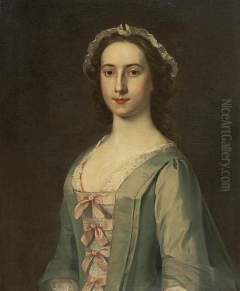 Jenny Fall, Lady Anstruther Oil Painting by William De Nune