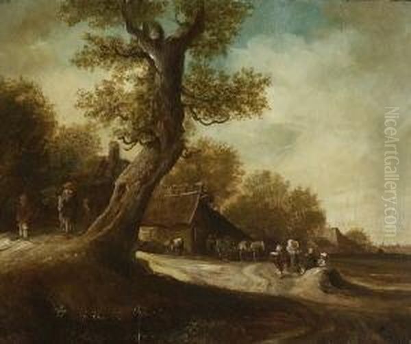 Dorflandschaft Oil Painting by Pieter de Neyn