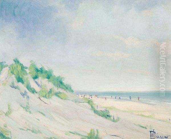 Dunes Et Plage Oil Painting by Jef De Pauw