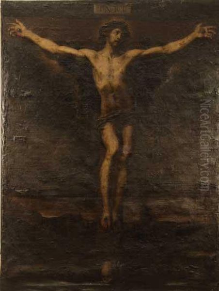 Cristo Crucificado Oil Painting by Antonio De Pereda Y Salgado