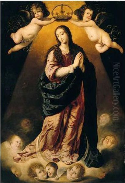 The Immaculate Conception Oil Painting by Antonio De Pereda Y Salgado