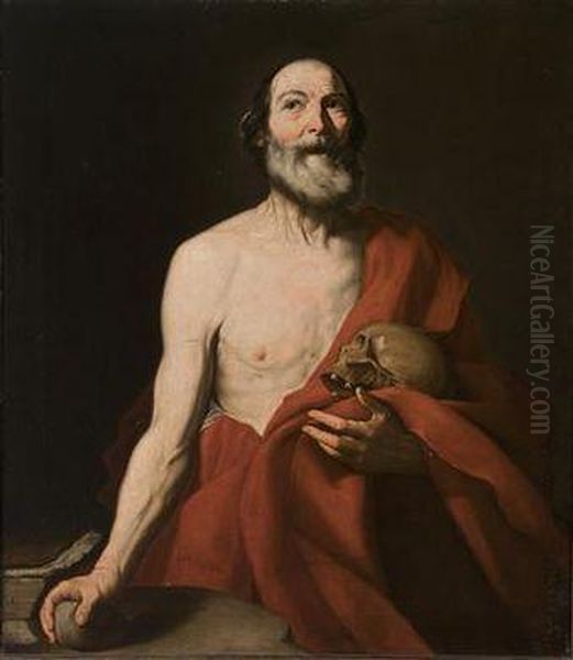 Saint Jerome Oil Painting by Jusepe de Ribera