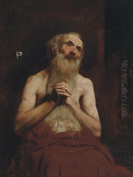 Saint Jerome Oil Painting by Jusepe de Ribera