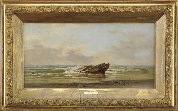 Sandy Hook Oil Painting by Frederick Debourg Richards