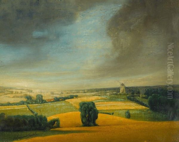 Landscape Oil Painting by Valerius De Saedeleer