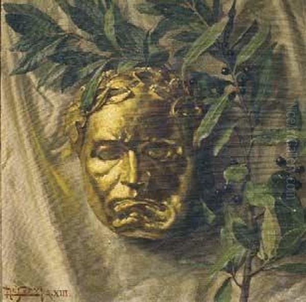 Maschera Di Napoleone Oil Painting by Luigi De Servi