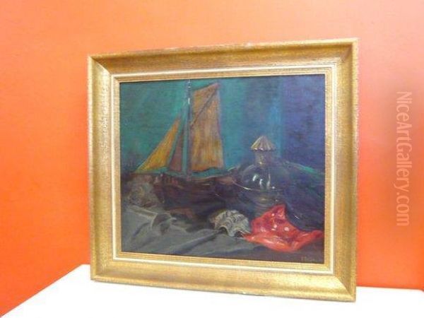 Nature Morte Oil Painting by Frederic De Smet