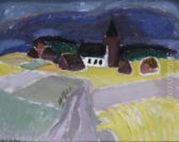 A View Of Blaricum Oil Painting by Gustave De Smet