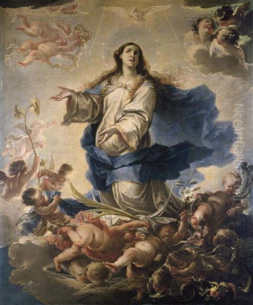 The Immaculate Conception Oil Painting by Francisco de Solis