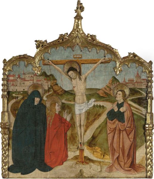 The Crucifixion Oil Painting by Martin De Soria